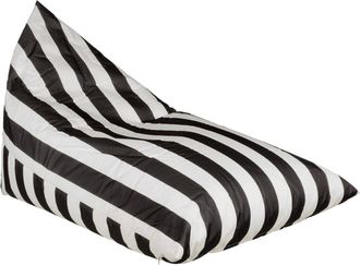 In The Mood Puf exterior de poliéster negro y blanco L140