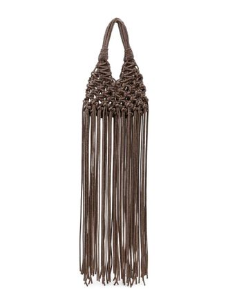 Hibourama Bags Hibourama Macram&eacute; Woven Fringe Bag