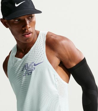 Nike Mens AeroSwift Dri-FIT ADV Running Singlet in Green | IH6939-394