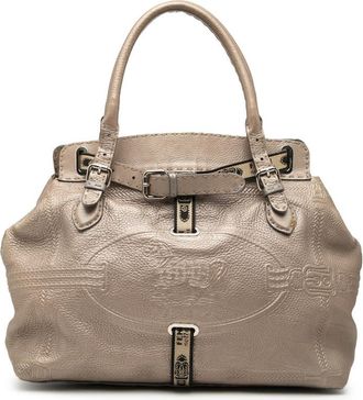 Fendi Pre-owned Fendi Large Leather Selleria Villa Borghese Tote Ladies BW1V0VQLTH3V00S1