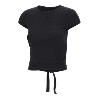 Diesel T-Shirts, female, Black, Size: XS T-Bunny-Tail