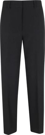 Seventy Broeken, Dames, Zwart, L, Leer, Tailored Broeken