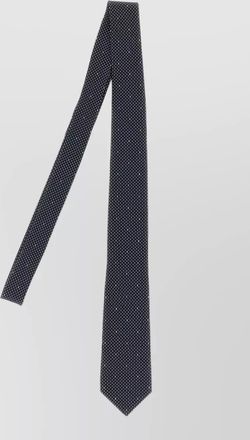 Saint Laurent silk polka dot tie