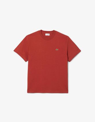 Lacoste Mens Cotton-T-Shirt - Red - Size: 40