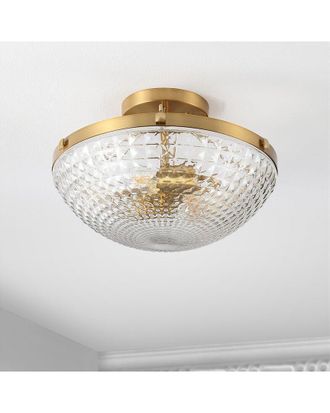 Safavieh Nienna 2-Light 13.75In Flush Mount