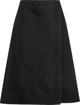 Marni Womens Polyamide Midi Skirt - Black Nylon - Size EU 34 (Womens)