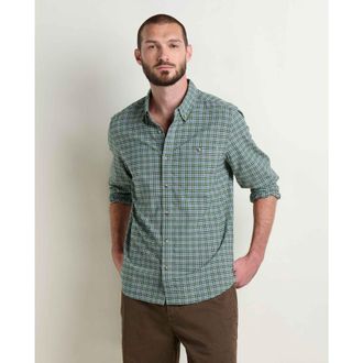 Toad & Co Mens Airscape Long Sleeve Shirt in Palm Pattern at Nordstrom, Size Xx-Large