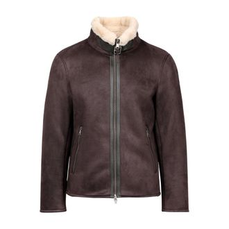 AT.P. CO Faux Shearling Jas - Heren - Jassen - Bruin - Maat: 2XL Su&egrave;de