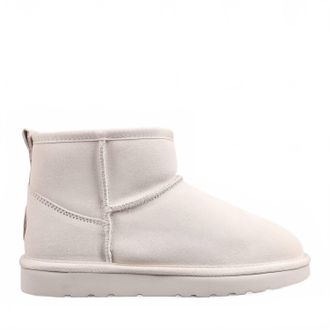 Lamofootwear Womens Kora Short Slip On Boot In Winter White