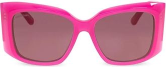 Balenciaga Zonnebril - Dames - Zonnebrillen - Paars - ONE Size - Accessoires