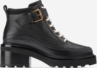 Cole Haan Womens Shibley Waterproof Lace-up Booties - Black Size 6.5