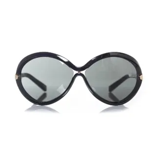 Louis Vuitton Pre-owned Accessories, female, Black, Size: ONE SIZE Pre-owned Black Oval Sunglasses