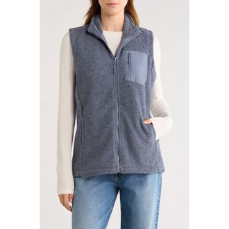 Balance Collection Amara Fleece Knit Zip Vest in Folkstone Gray at Nordstrom Rack, Size X-Small