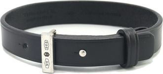 Tiffany & Co. Leather Sterling 925 Charm Bracelet (Pre-Owned)