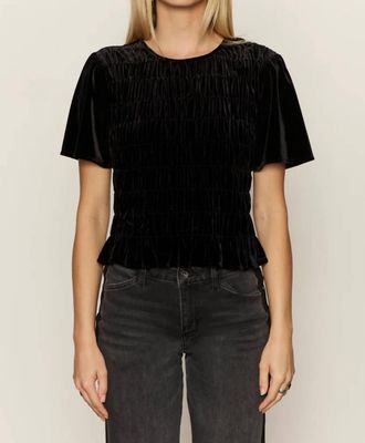 Sanctuary Womens We Belong Together Velvet Top In Black