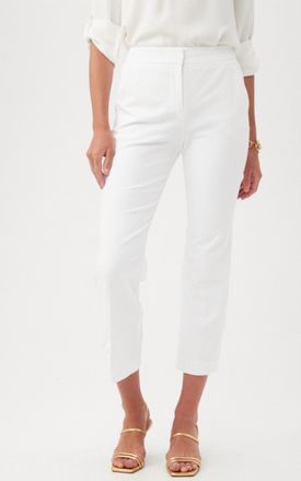 Trina Turk Lulu Cropped Pants In White