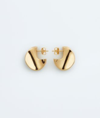 Bottega Veneta Small Disc Earrings - Yellow - Woman - U