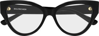 Balenciaga Cat-eye Optisch Montuur - Dames - Brillen - Zwart - 56 MM - Accessoires