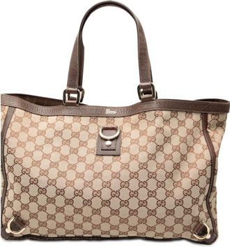 Gucci Pre-owned Gucci GG Canvas Abbey D Ring Tote QY2V3UJ4KVDST0ZT