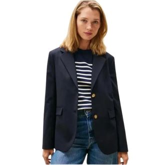 Tommy Hilfiger Donna, Giacche, Blu, L, new