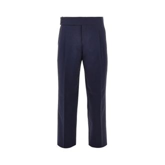 Reveres Wool and mohair pants with double dart Man 46