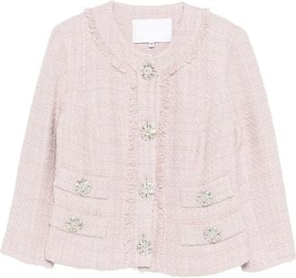 Costarellos Giacca crop Macie - Rosa