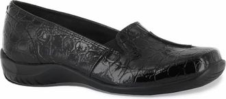 Easy Street Womens Purpose Shoes In Black Patent Crocco