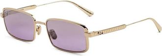 Dior Cannage S2U Zonnebril - Dames - Zonnebrillen - Geel - 55 MM - Nylon - Accessoires