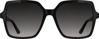 Calvin Klein Ck 25537S Zonnebrillen - Dames - Zonnebrillen - Zwart - 56 MM - Accessoires