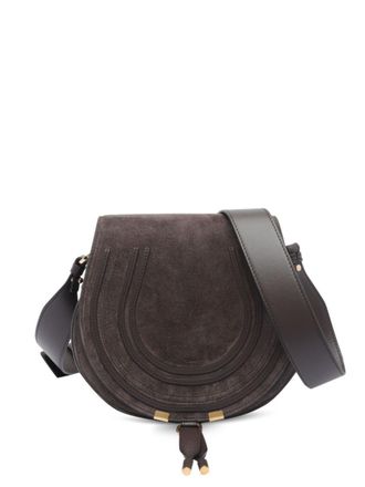 Chlo&eacute; Dark Brown Marcie Crossbody Bag