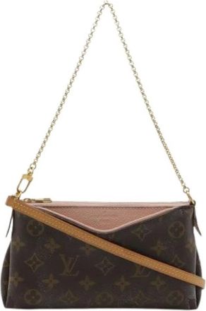 Louis Vuitton Pre-owned Cross Body Bags, female, Brown, Size: ONE SIZE Pre-owned Vintage Monogram Clutch