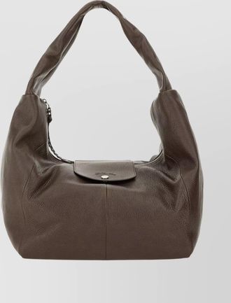 Longchamp soft texture slouchy shoulder bag