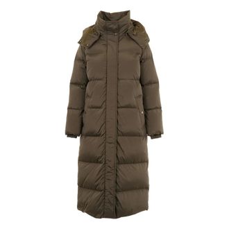 Woolrich Cappotto lungo trapuntato con cappuccio - - Coats - Donna - Verde - S