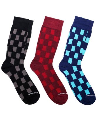 Unsimply Stitched 3-Pack Mens Crew Socks