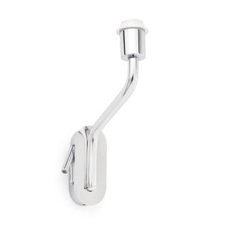 Netlighting Eterna 1 Light Indoor Wall Reading Light Chrome Shade Not Included E27 in Grey