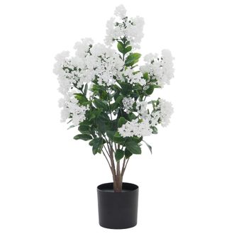 Hhg [nunca Usado] Lila Artificial Hhg-045, Planta Decorativa De Lila Artificial, &Aacute;rbol Artificial, Planta Artificial, Para Exterior, De Polietileno, 64 X 