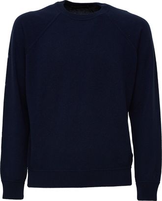 FILIPPO DE LAURENTIIS Wool Cashmere Raglan Sleeve Crewneck Sweater