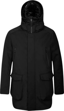 Invicta Lange Heren Hoodie Diverse Kleuren - Heren - Winterjassen - Zwart - XL - Nylon - Jassen