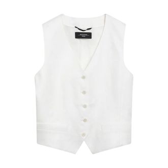 Max Mara Dames, Jassen, Wit, Maat: 3XS