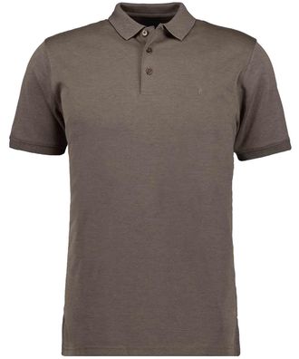 Ragman Poloshirt RAGMAN, Herren, Gr. M, braun (macchiato), 70% Baumwolle 30% Polyester, regular fit, ohne Ausschnitt, Shirts Poloshirt