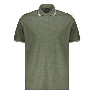 Paul & Shark Paul & Shark, Polo Shirts, male, Green, Size: L Short Sleeve Polo