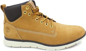 Timberland Lace-up Boots - Heren - Veterlaarzen - Geel - 44 1/2 EU - Leer - Schoenen