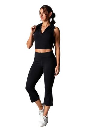 Tavi Polo Tank in Ebony at Nordstrom, Size X-Small