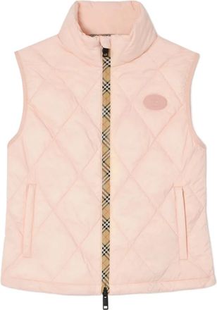 Burberry Compact Gilet - Dames - Bodywarmers - Roze - S - Jassen
