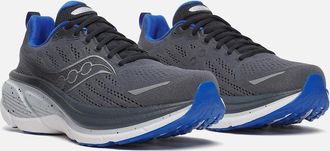Saucony Mens Saucony Hurricane 25 Mens Shadow/Black Trainers - Grey - Size: UK 11 / eu 46.5 / us 12