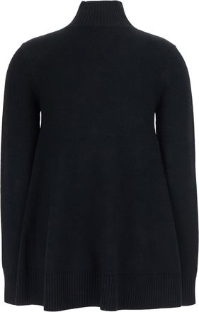 Toteme Wool Turtleneck Sweater - Black