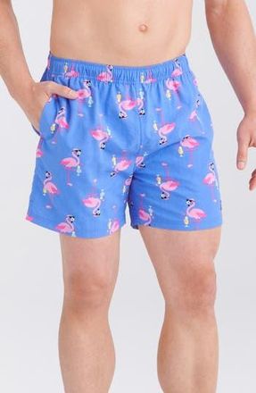 Saxx Go Coastal 2-in-1 Volley Swim Shorts in Flocktail Hour-Sport Blue at Nordstrom Rack, Size Medium