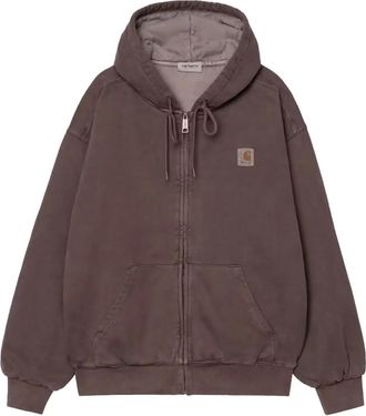 Carhartt Work in Progress Felpa Vista con zip e cappuccio - Marrone