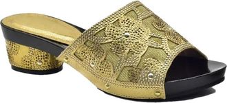 Generic Womens Shoes and Bag Set Sparkly Rhinestone Flowers Handbag Shiny Elegant Slip On Sandals for Evening Party Wedding