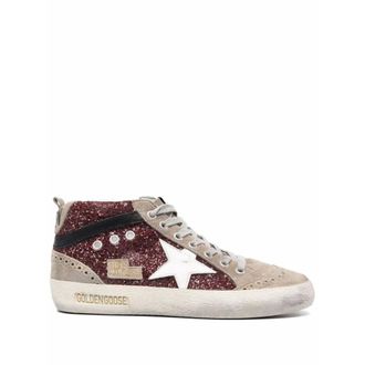 Golden Goose Glitter Star Patch Trainers - female - Golden Goose - Sneakers - Multicolor - 8 UK - Shoes